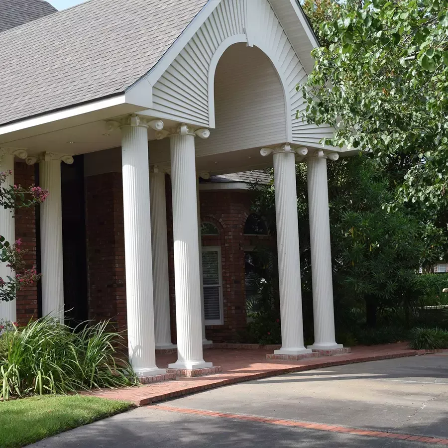 Round Fluted Aluminum Column Post Kit by AFCO