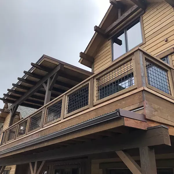 Smoky Mountain Level Rail Panel by Wild Hog Railing