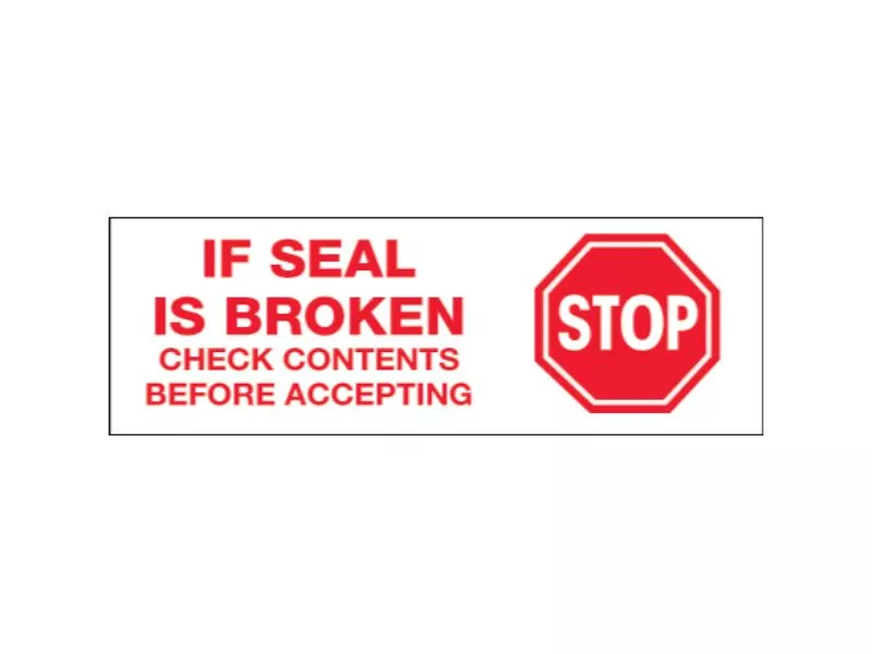 tape-logic-pre-printed-carton-sealing-tape-stop-if-seal-is-broken Tape Logic Pre-Printed Carton Sealing Tape - Stop if Seal is Broken