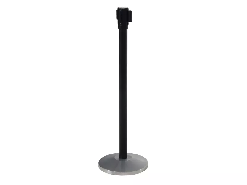 Vestil 40" Tall - Indoor Retractable Belt Steel Barrier
