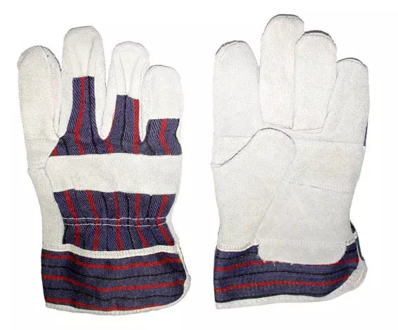 Work Gloves - Tuff Grade Cowhide Split Leather Fitter with Patch Palm, TGG-416-L