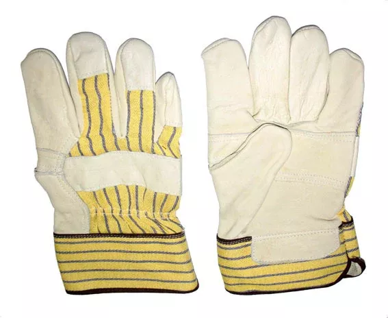 Work Gloves - Tuff Grade Grain Leather Fitter, Patch Palm, TGG-400-L