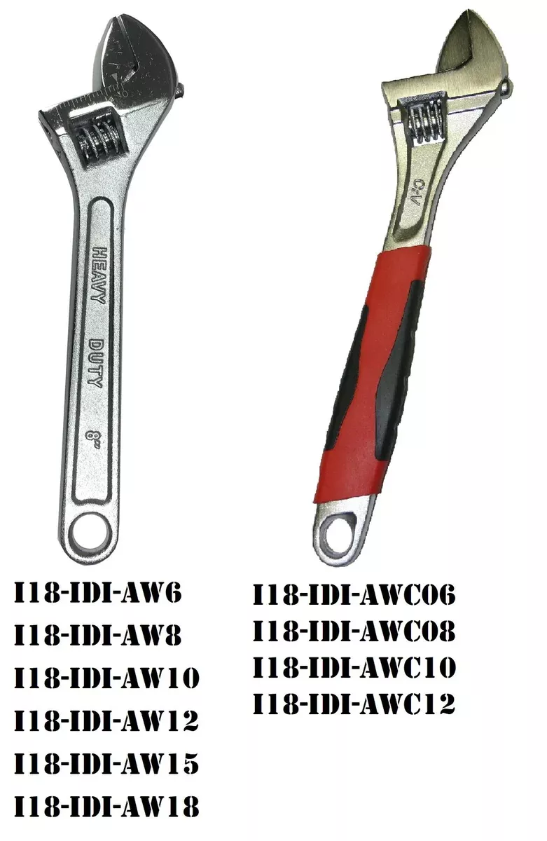 wrenches-tuff-grade-6in-18in-plain-cushioned-grip-adjustable-aw Wrenches - Tuff Grade 6IN - 18IN Plain and Cushioned Grip Adjustable AW